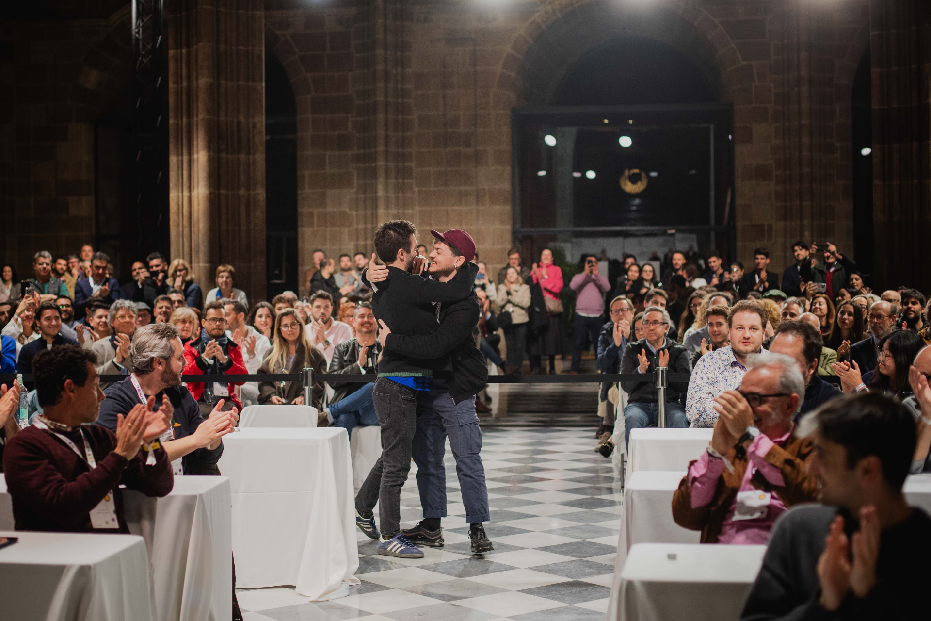 Un momento del certamen Vila Viniteca